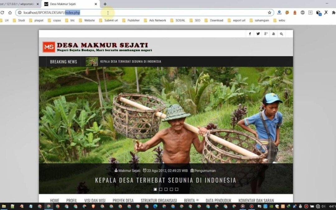 IDM Pusat Informasi: Desa Senamat Menyediakan Portal Online untuk Warganya