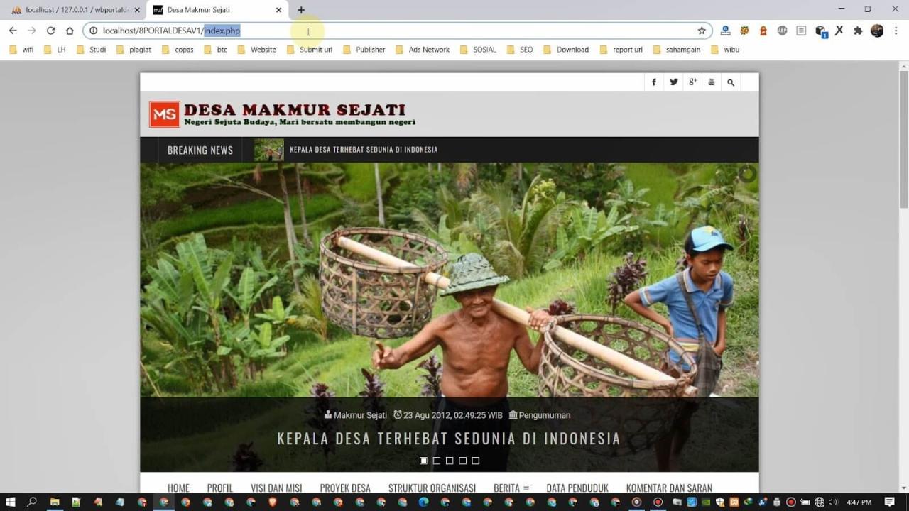 IDM sebagai Pusat Informasi: Desa Senamat Menyediakan Portal Online untuk Warganya