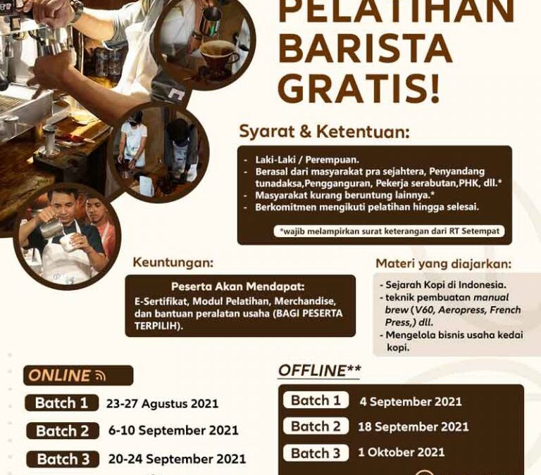 Pelatihan Keahlian Barista: Desa Senamat Tingkatkan Kapasitas Warga di Bidang Kopi
