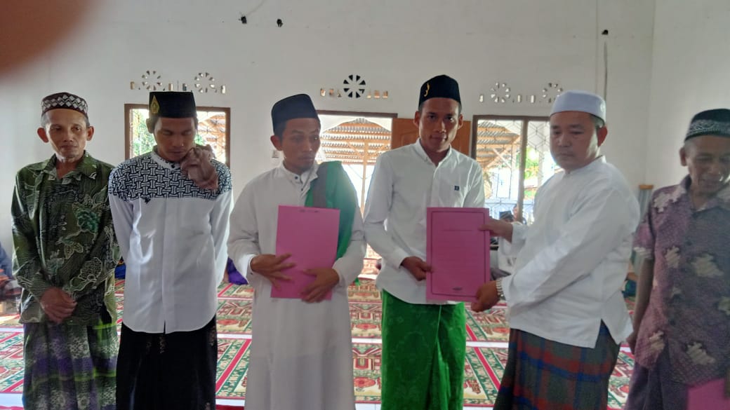 DATUK RIO HADIRI PENGANGKATAN PEGAWAI SYARA’ MASJID NURUL KHASANAH KAMPUNG SUNGAI JAO DUSUN SENAMAT.